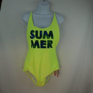 PatPat Sum-mer Backless Yellow Swimsuit Size M
